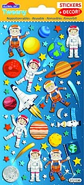 Stickers Astronauten wiederablösbar